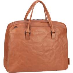 Aunts & Uncles Grandma's Luxury Club Mrs. Plum Tart Briefcase light brown