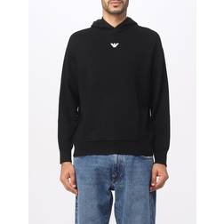 Emporio Armani Logo Blend Hoodie - Black