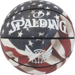 Spalding Balón De Baloncesto Stars Stripes 84627z Blanco