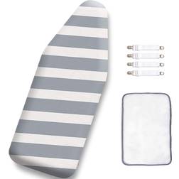 SheeChung 12.5 x 30 inch mini ironing board cover with iron cover and extra thick pad,r