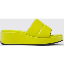 Camper Flat Sandals Woman colour Green