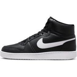 Nike Ebernon Mid Men's Shoes Sneakers Leather - Black