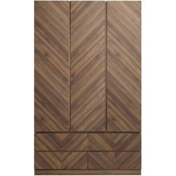 Home Source Catania Walnut Wardrobe 195x79cm