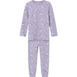 Name It Unicorn Rib Nightset - Lavender Aura (13221101)