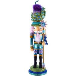 Kurt Adler Hollywood Peacock Hat Nutcracker