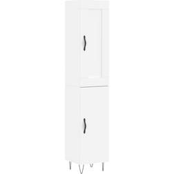 vidaXL Highboard White Aparador 34.5x180cm