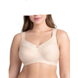 Miss Mary Cotton Now Minimizer Underwired Bra - Beige