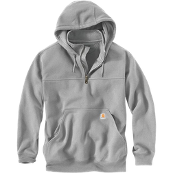 Carhartt Men's Rain Defender Loose Fit Heavyweight Quarter Zip Hoodie - Heather Grey