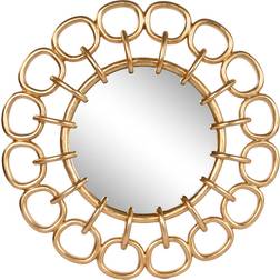 Home ESPRIT S3054043 Gold Wall Mirror 95x95cm