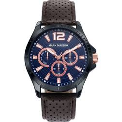 Mark Maddox HC6022-35 quarzwerk Blau/Braun