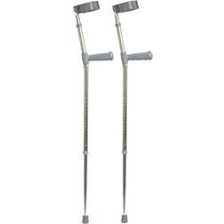 Loops Large pvc wedge handle lightweight aluminium elbow crutch 14 3 height settings