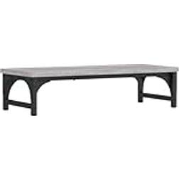 vidaXL Grey Sonoma Monitor Stand 55 x 23 x 14 cm TV Bench
