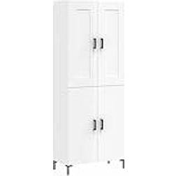 vidaXL Highboard High Gloss White Armoire 69.5x180cm