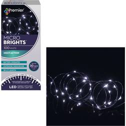 Premier Decorations 100 Micro Brights White String Light