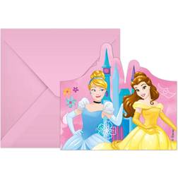 Procos Disney Prinsesse Invitationer 6-pak