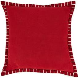 Saro Lifestyle Persephone Pillow Case Red (50.8x50.8)