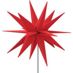 vidaXL Star with LED Red Julestjerne 58cm