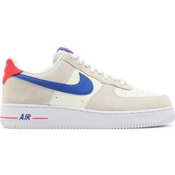 Nike Air Force 1 '07 LV8 M - Coconut Milk/White/Bright Crimson/Hyper Royal