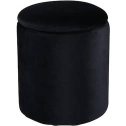 Venture Home The Lump Black Pouf 40cm