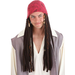 Elope Disney Jack Sparrow Adult Bandana and Dreads Set