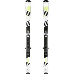 Wedze Skis with Bindings Piste - White/Yellow