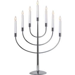 Star Trading Titus Chromium Adventsljusstake 38cm