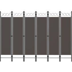 vidaXL 6-Panel Raumteiler 240x180cm