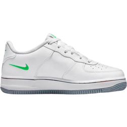 Nike Air Force 1 Low - White/Aluminum/Black/Light Green Spark