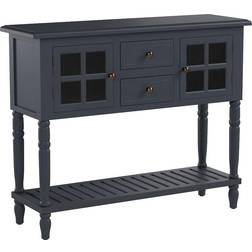 Decor Therapy Morgan Two Door Antique Navy Console Table 14x42"