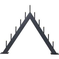 Star Trading Buzz Graphite Grey Adventsljusstake 59cm