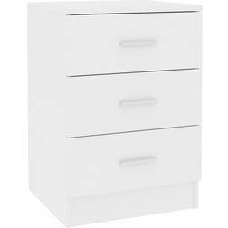 vidaXL 38x35x56cm White Sängbord 35x38cm