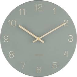 Karlsson Charm Green Horloge murale 30cm