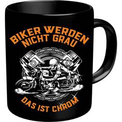 Close Up Biker Werden Nicht Grau Tazza 32cl