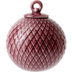 Lyngby Porcelain Rhombe Bordeaux Zierelement