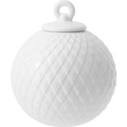 Lyngby Porcelæn Rhombe White Dekoration