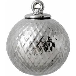 Lyngby Porcelæn Rhombe Soft Silver Dekoration