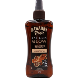 Hawaiian Tropic Island Glow Protective Dry Spray Oil SPF15 200ml