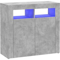 vidaXL 804332 Concrete Grey Skænk 80x75cm