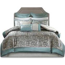 Madison Park Isabella Bedspread Blue (264.2x233.7)