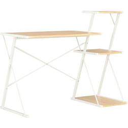 vidaXL 20291 White/Oak Skrivbord 50x116cm