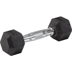 Master Fitness Rubber Chrome Hex Dumbbell 2Kg