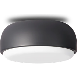 Northern Lighting Over Me Grey Ceiling Flush Light 30cm