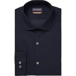 Van Heusen Men's Stain Shield Slim Fit Dress Shirt - Navy