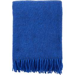 Klippan Yllefabrik Gotland Couverture Bleu (200x130cm)