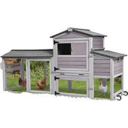 Gutinneen Outdoor Chicken Coop UV Proof Roof with Large Nesting Box 69"