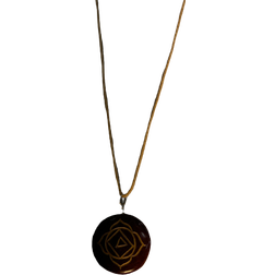 Yoga World Sacral Chakra Necklace - Silver/Brown/Avaneturine