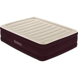 Bestway Maroon 20" Queen Air Mattress with Built-in Pump