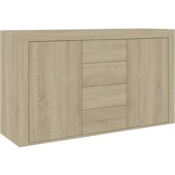 vidaXL 801844 Sonoma Oak Aparador 120x69cm