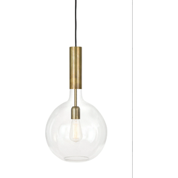 Konsthantverk Rosdala Brass/Clear Pendant Lamp ∅ 30cm