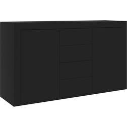 vidaXL 801842 Black Aparador 120x69cm